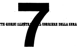 SETTE GIORNI ILLUSTRATI DAL CORRIERE DELLA SERA 7 trademark