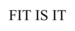 FIT IS IT trademark