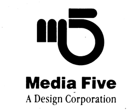 M5 MEDIA FIVE A DESIGN CORPORTION trademark