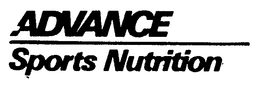 ADVANCE SPORTS NUTRITION trademark