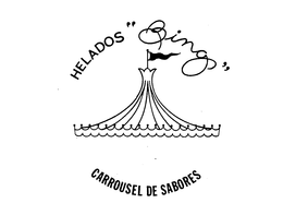 HELADOS "BING" CARROUSEL DE SABORES trademark