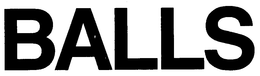 BALLS trademark