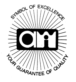 SYMBOL OF EXCELLENCE YOUR GUARANTEE OF QUALITY AWI trademark