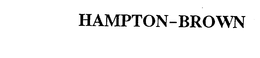 HAMPTON-BROWN trademark