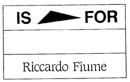 IS FOR RICCARDO FIUME trademark