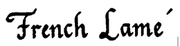 FRENCH LAME' trademark