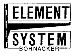 ELEMENT SYSTEM BOHNACKER trademark