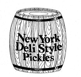 NEW YORK DELI STYLE PICKLES trademark