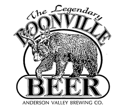 THE LEGENDARY BOONVILLE BEER ANDERSON VALLEY BREWING CO. trademark