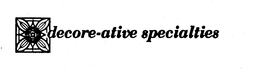 DECORE-ATIVE SPECIALTIES trademark