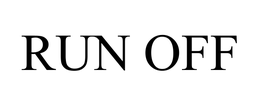 RUN OFF trademark