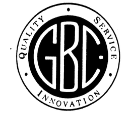GBC QUALITY SERVICE INNOVATION trademark