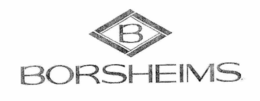 B BORSHEIMS trademark
