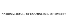 NATIONAL BOARD OF EXAMINERS IN OPTOMETRY trademark