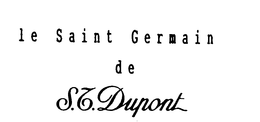 LE SAINT GERMAIN DE S.T.DUPONT trademark