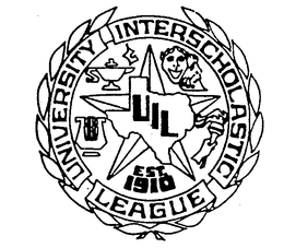 UIL UNIVERSITY INTERSCHOLASTIC LEAGUE EST. 1910 trademark