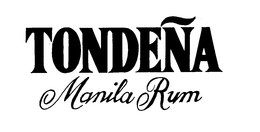 TONDENA MANILA RUM trademark