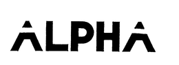 ALPHA trademark