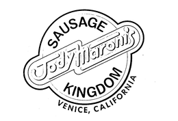 JODY MARONI'S SAUSAGE KINGDOM VENICE, CALIFORNIA trademark
