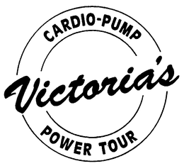 CARDIO-PUMP VICTORIA'S POWER TOUR trademark