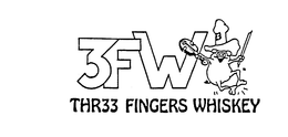 3FW THR33 FINGERS WHISKEY trademark