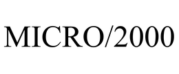 MICRO/2000 trademark