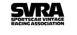 SVRA SPORTSCAR VINTAGE RACING ASSOCIATION trademark