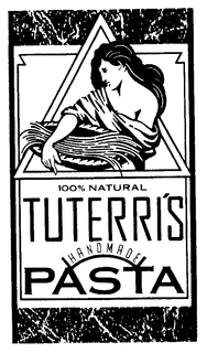100% NATURAL TUTERRI'S HANDMADE PASTA trademark