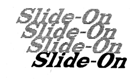 SLIDE-ON trademark
