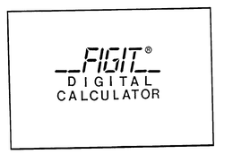 FIGIT DIGITAL CALCULATOR trademark