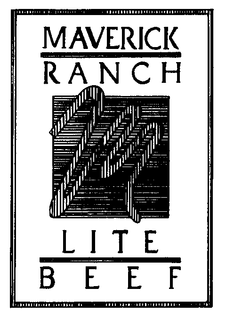 MAVERICK RANCH LITE BEEF M trademark