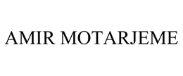 AMIR MOTARJEME trademark