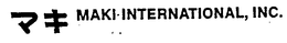 MAKI INTERNATIONAL, INC. trademark