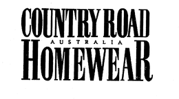 COUNTRY ROAD AUSTRALIA HOMEWEAR trademark