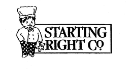 STARTING RIGHT CO. trademark