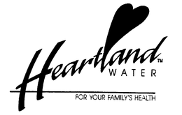 HEARTLAND WATER FOR YOUR FAMILY'S HEALTH trademark