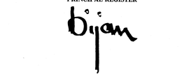 BIJAN trademark