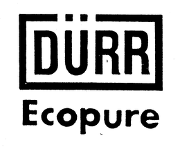DURR ECOPURE trademark