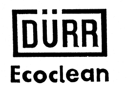 DURR ECOCLEAN trademark