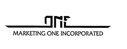 ONE MARKETING ONE INCORPORATED trademark