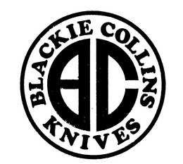 BC BLACKIE COLLINS KNIVES trademark