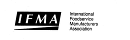 IFMA INTERNATIONAL FOODSERVICE MANUFACTURERS ASSOCIATION trademark