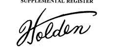 HOLDEN trademark