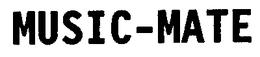 MUSIC-MATE trademark