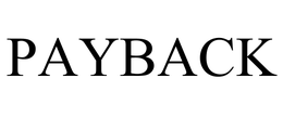 PAYBACK trademark