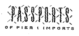 PASSPORTS OF PIER 1 IMPORTS trademark