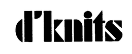 D'KNITS trademark