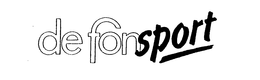 DE FONSPORT trademark