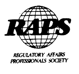 RAPS REGULATORY AFFAIRS PROFESSIONALS SOCIETY trademark