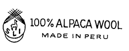 SLI 100% ALPACA WOOL MADE IN PERU trademark